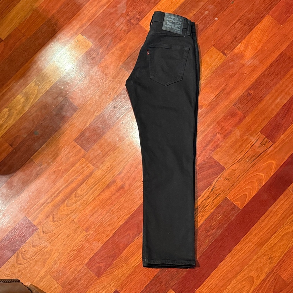 Levi's Men's Straight Leg Black Jeans